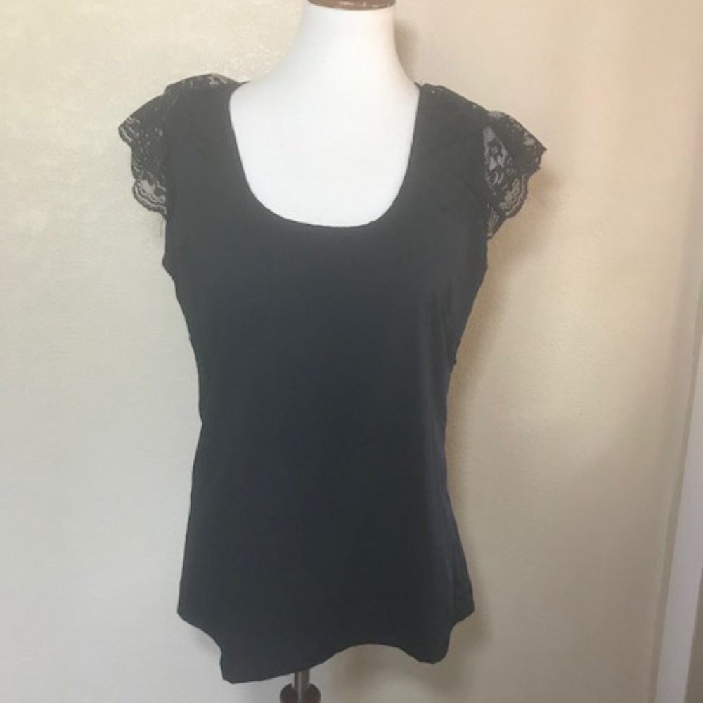 Lace Sleeve Top
